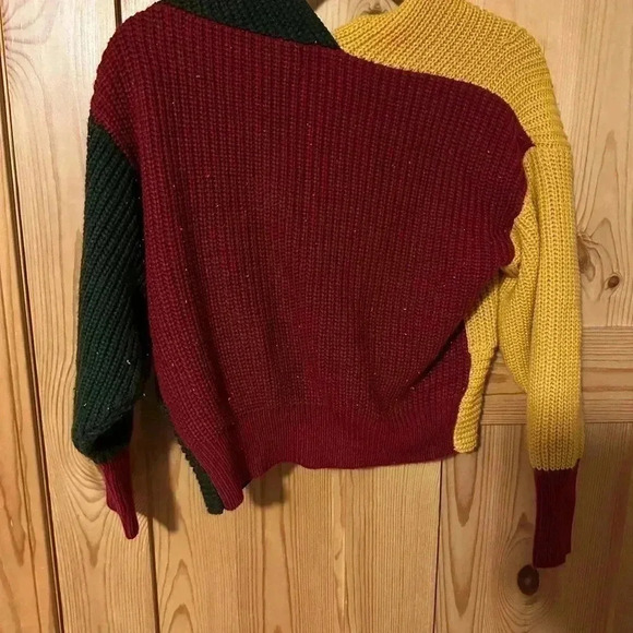 Zaful Multicolor Knit‎ Woven Sweater Size Medium - Picture 10 of 12